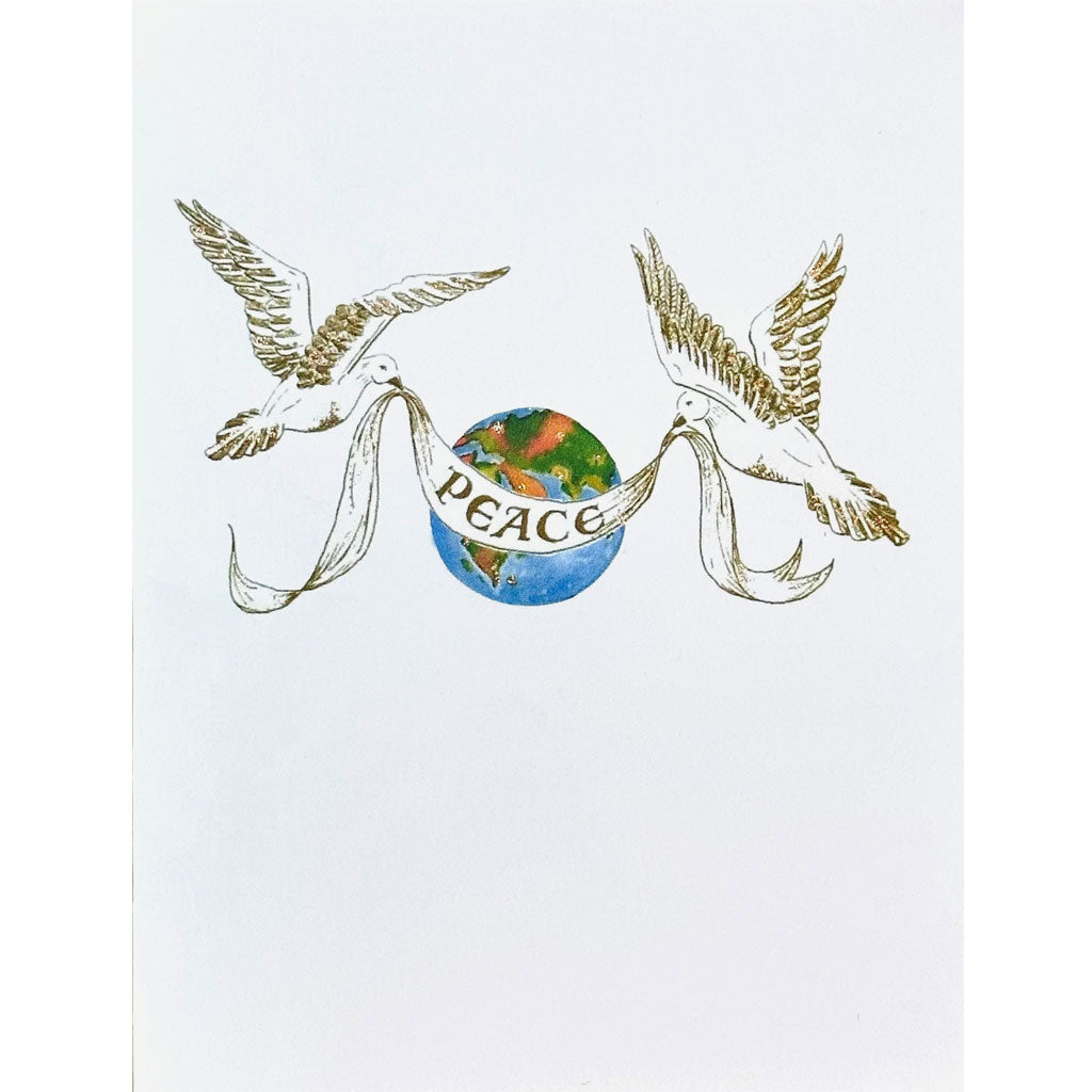 Peace on Earth Doves Card