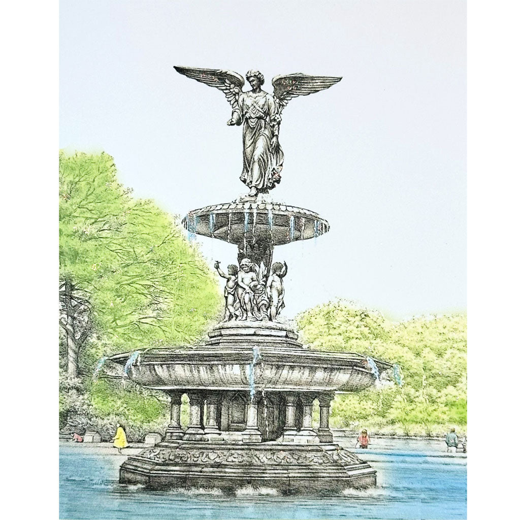 Bethesda Fountain Card