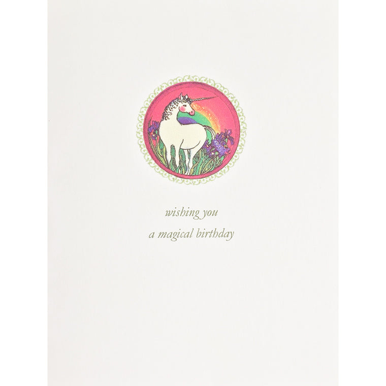 Greeting Card Unicorn Birthday - Lumia Designs