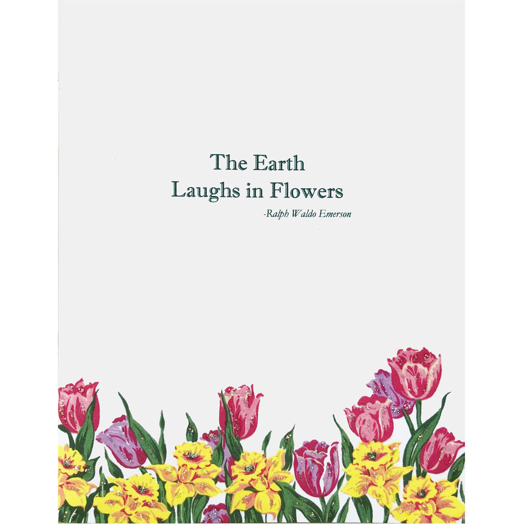 The Earth Laughs in Flowers card. Lumia Designs