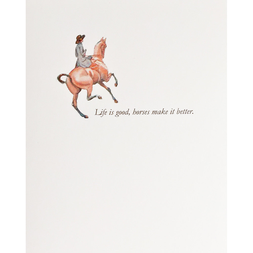 Greeting Card Horse Lover - Lumia Designs