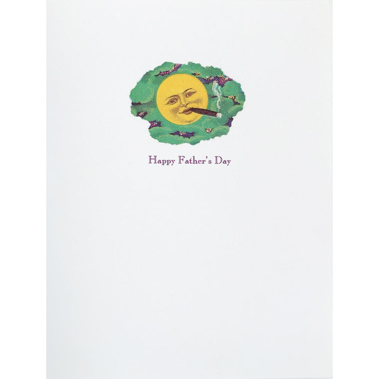 Greeting Card Cigar Moon Father's Day - Lumia Designs