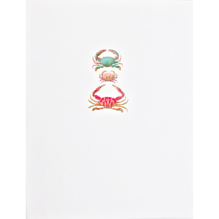 Greeting Card Crab Trio - Lumia Designs