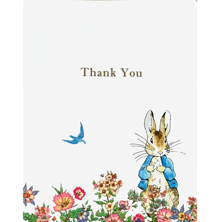 Peter Rabbit Thank You Card