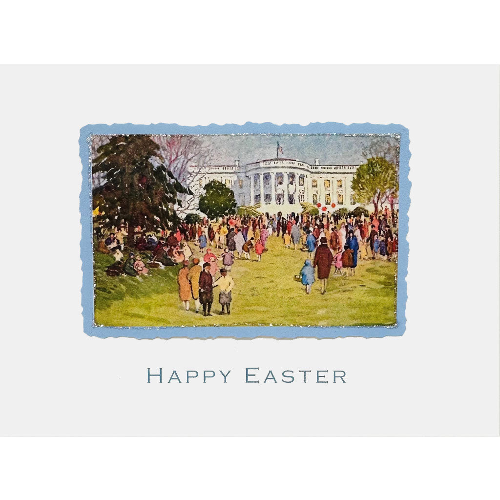 White House Egg Roll Easter Card
