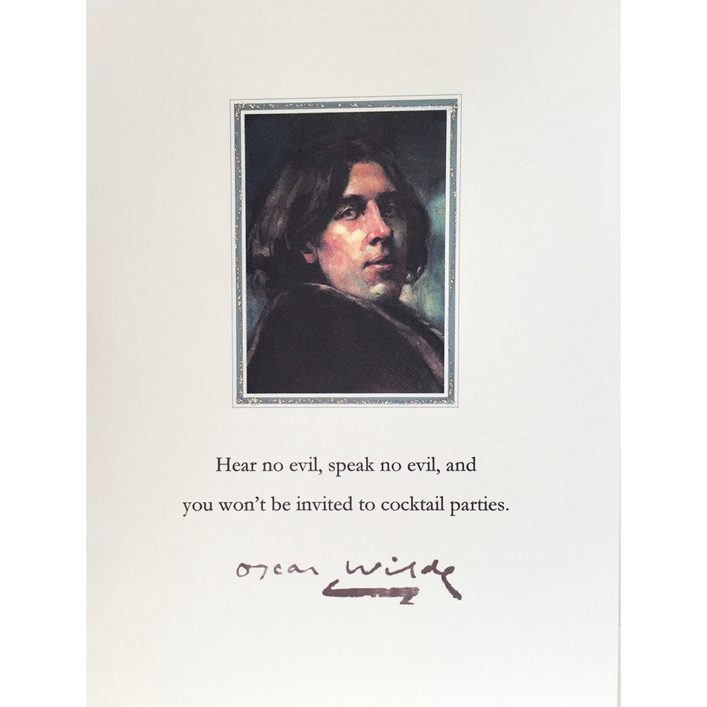 Greeting Card Oscar Wilde - Lumia Designs