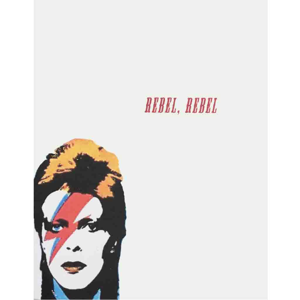 Bowie Rebel Greeting Card Lumia Designs