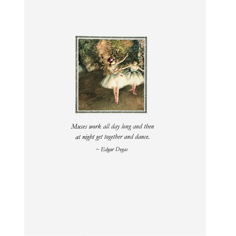 Edgar Degas Card