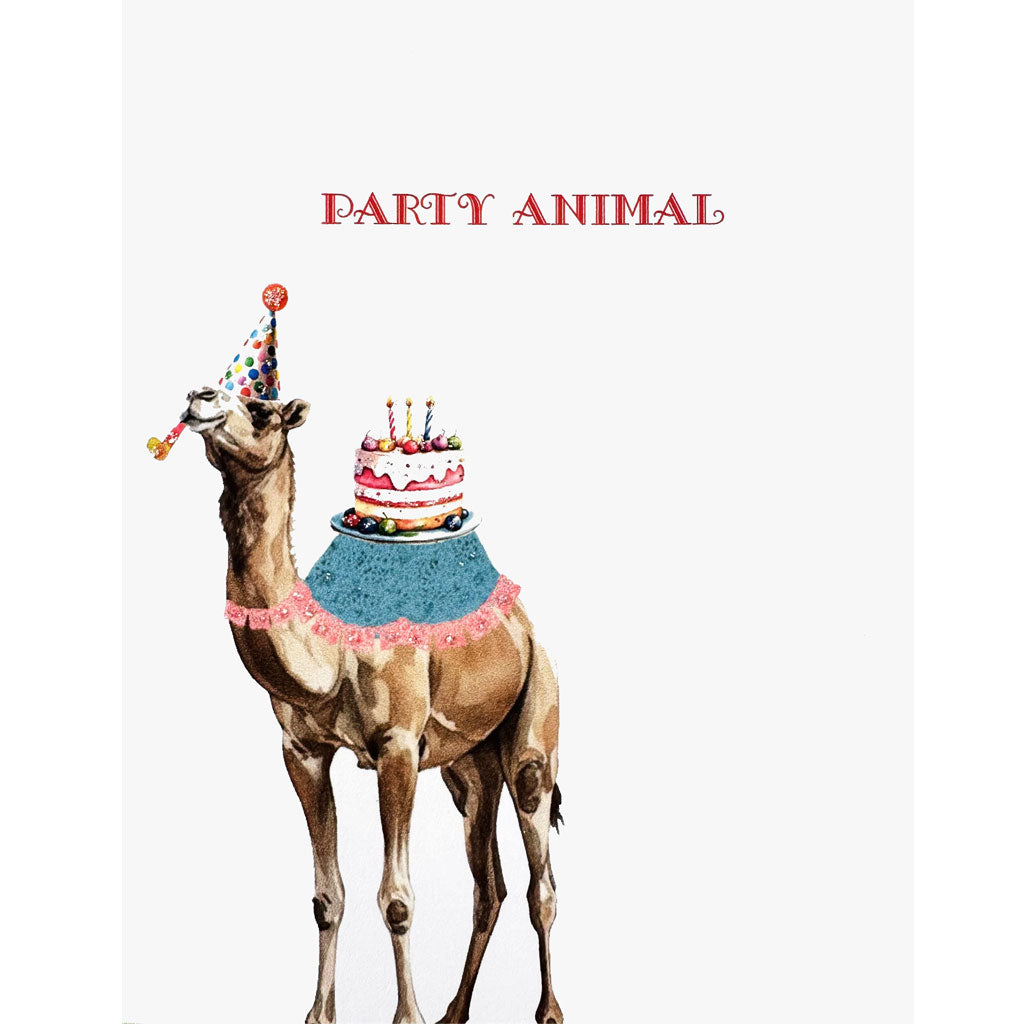 Camel Birthday Card