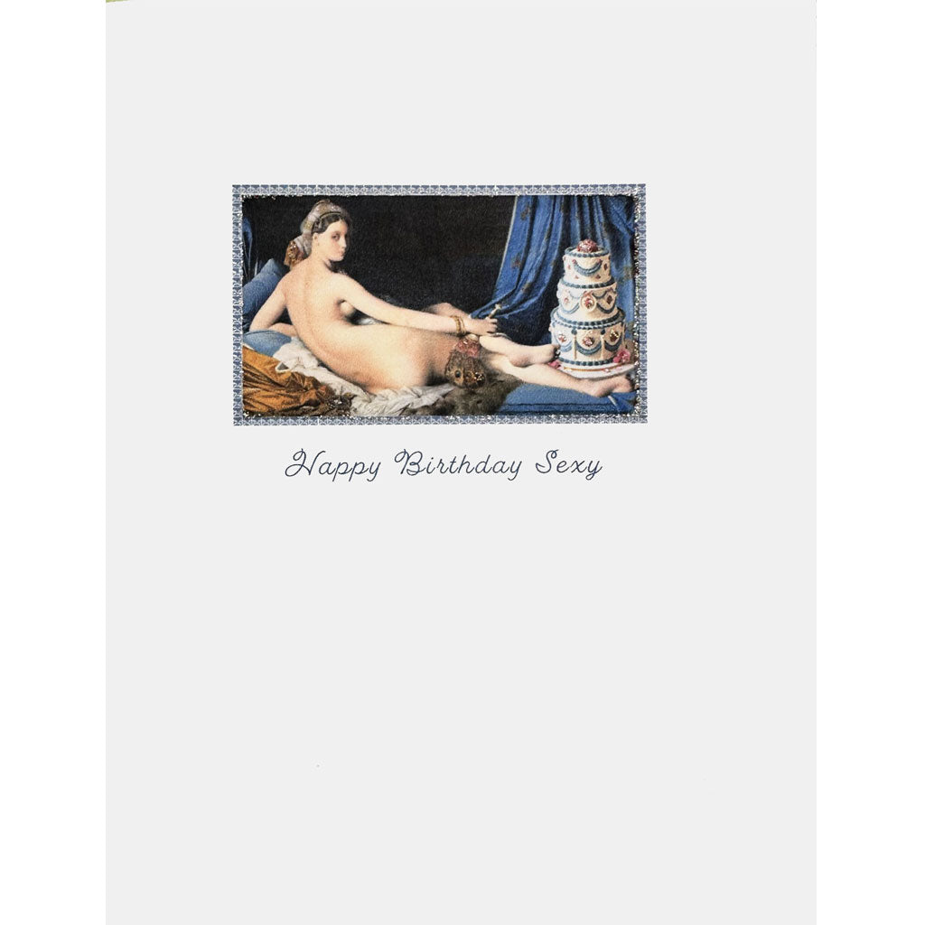 Grand Odalisque Birthday Card