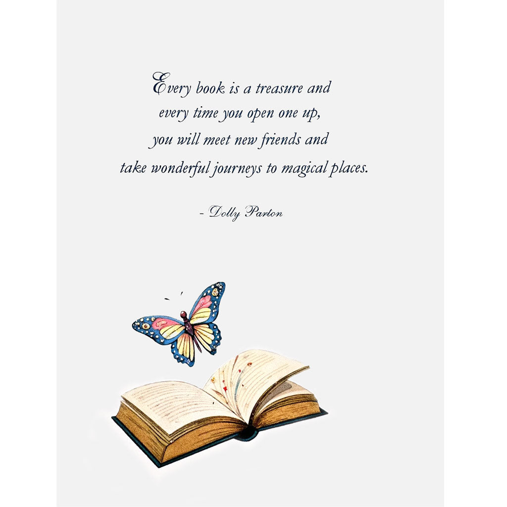 Dolly Parton Book Card