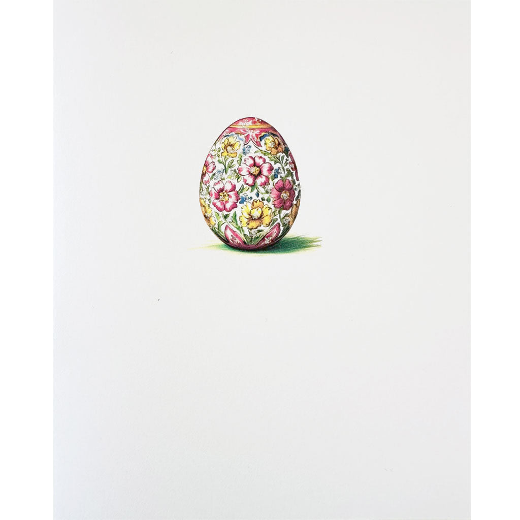 Floral Egg Card