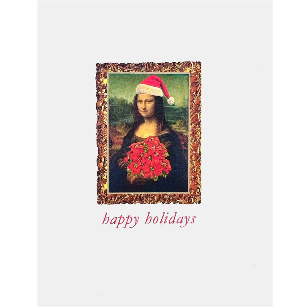 Mona Lisa Holiday Card