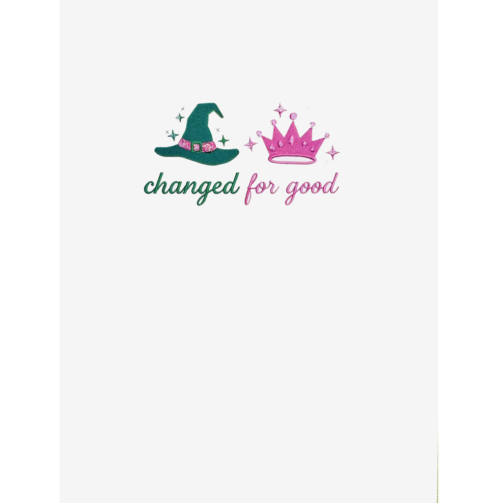 Wicked Changed For Good Card