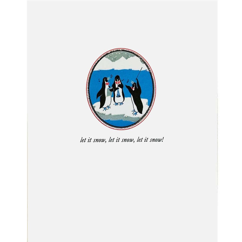 Musical Penguins Holiday Card