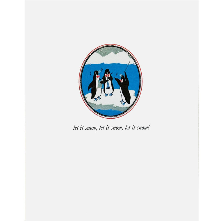 Musical Penguins Holiday Card