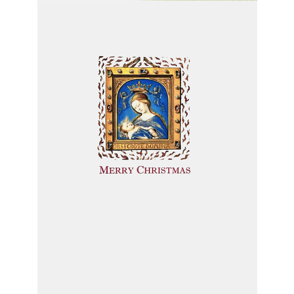 Book of Hours Xmas Card