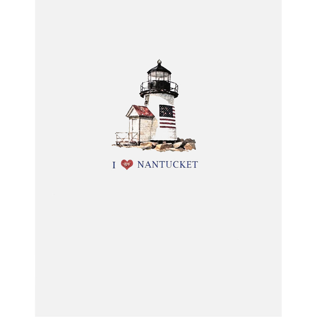 I Love Nantucket Card