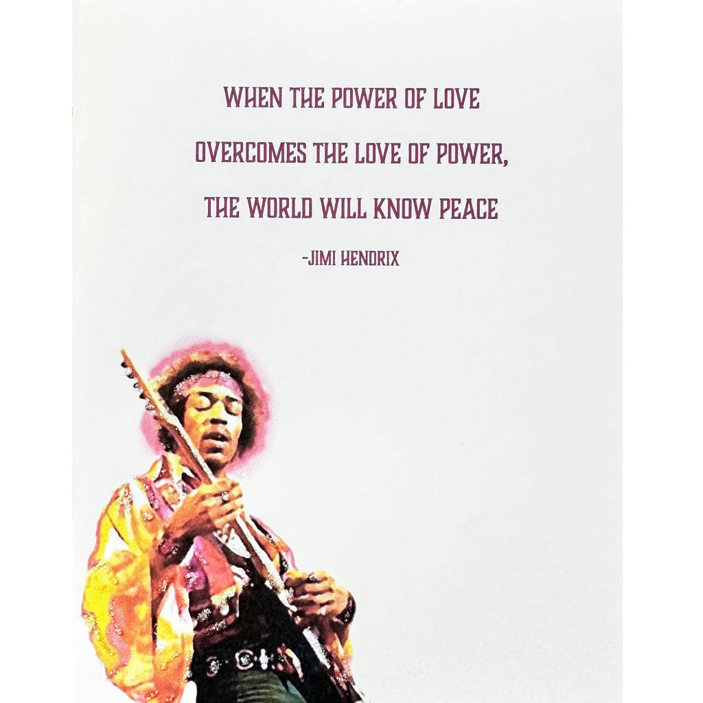 Jimi Hendrix Quote Card