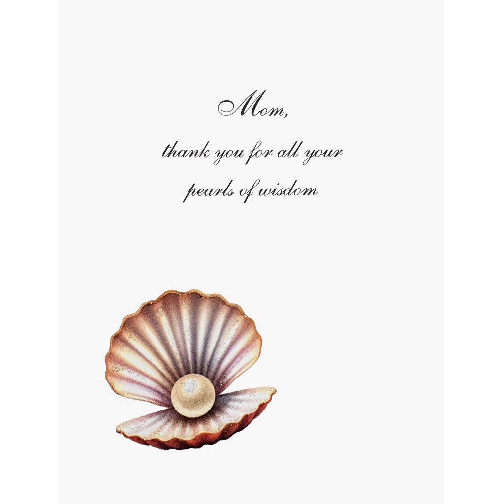 Pearls Of Wisdom Mother's Day Card
