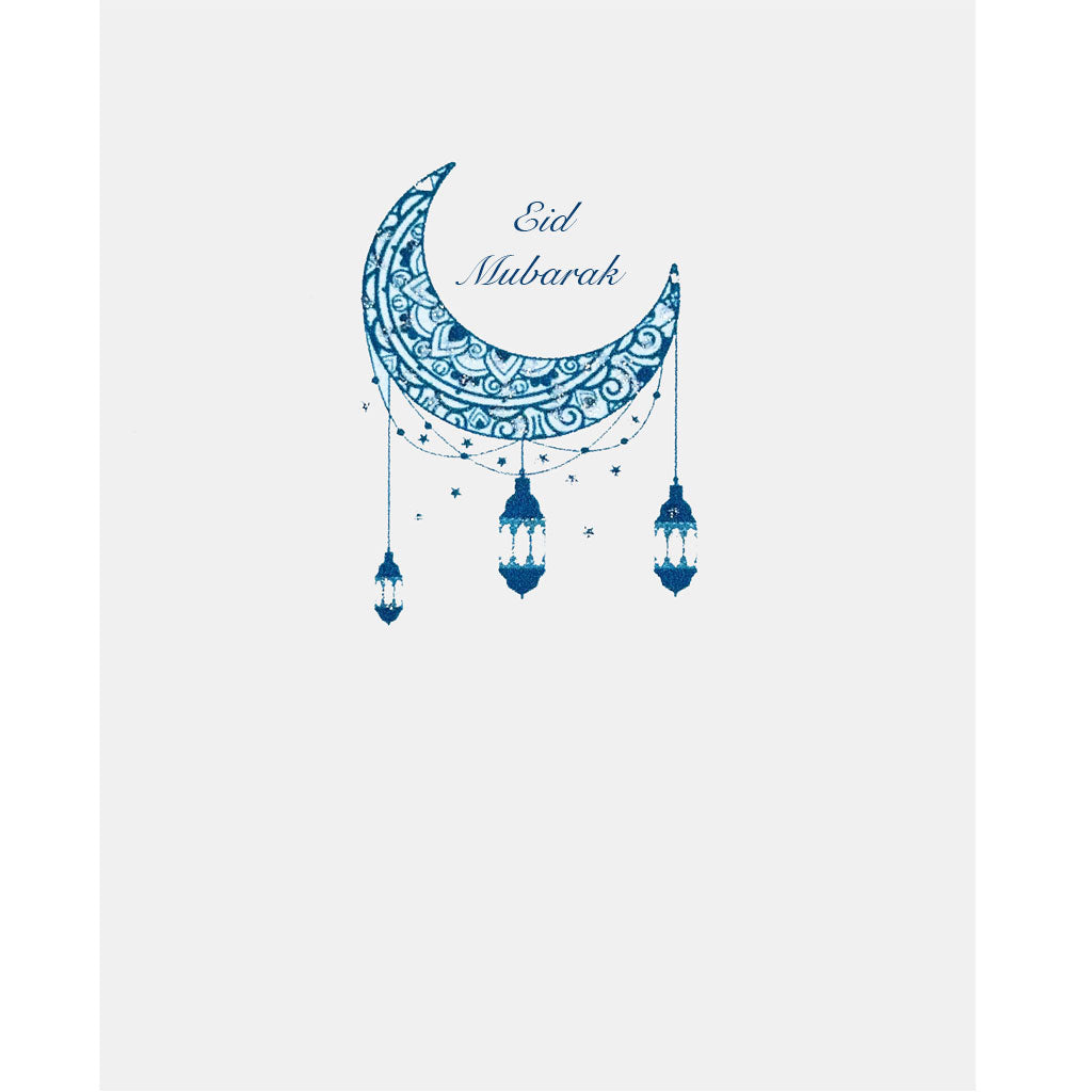 Eid Mubarak Moon Card