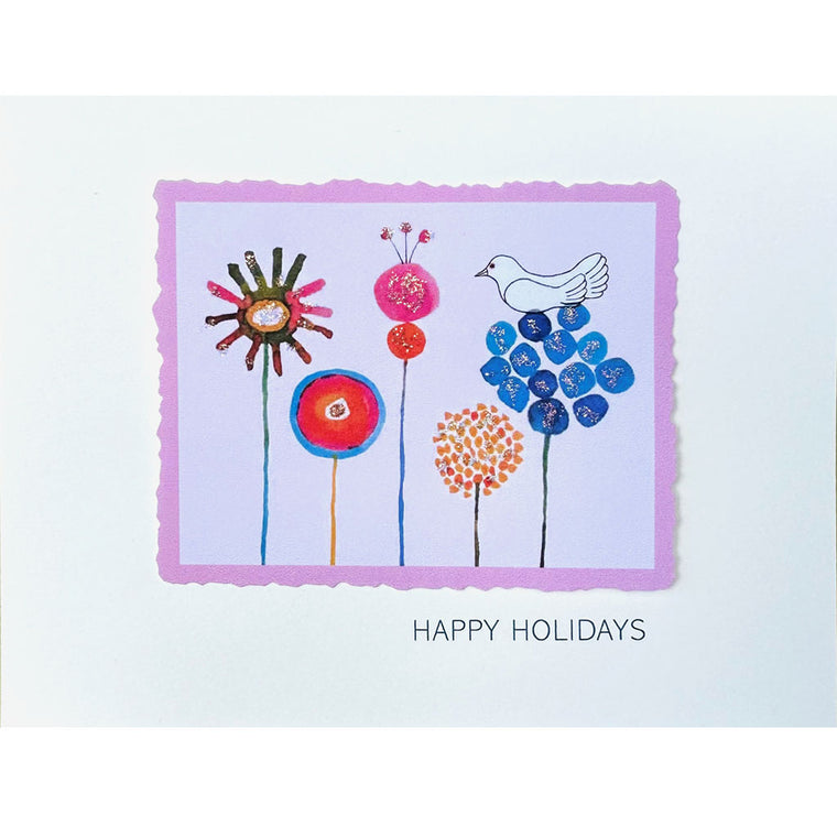 Mod Dove Holiday Card