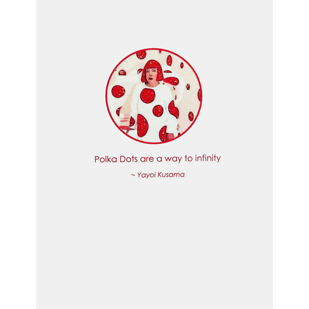 Yayoi Kusama Quote card