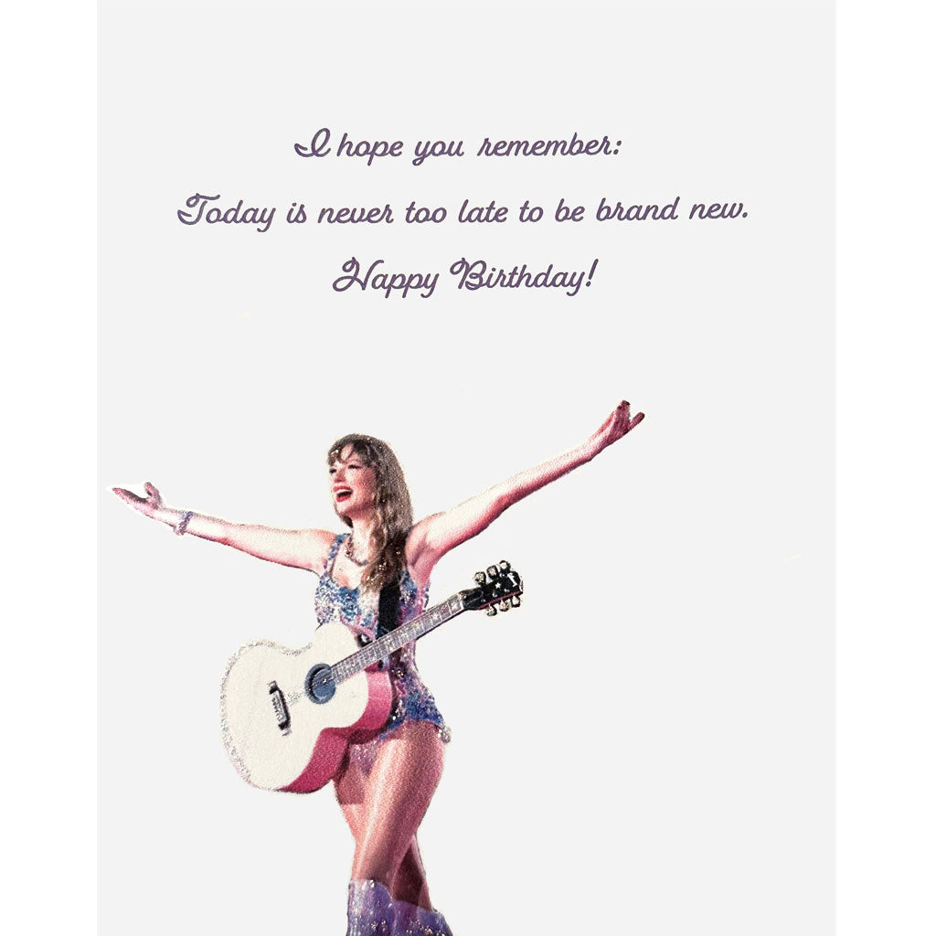 Taylor Swift Birthday Card