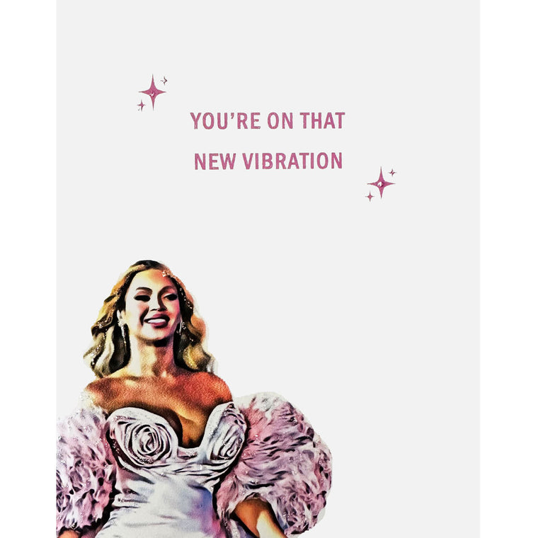 Beyoncé New Vibration Card