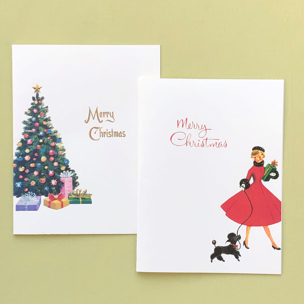 Choose from a wide variety of Holiday Card Styles. Lumia Designs offers many choices to celebrate and say Merry Christmas or Happy Holidays. From elegant designs to vintage inspired, retro and kitschy to holiday cats and dogs. You will surely find a card 
