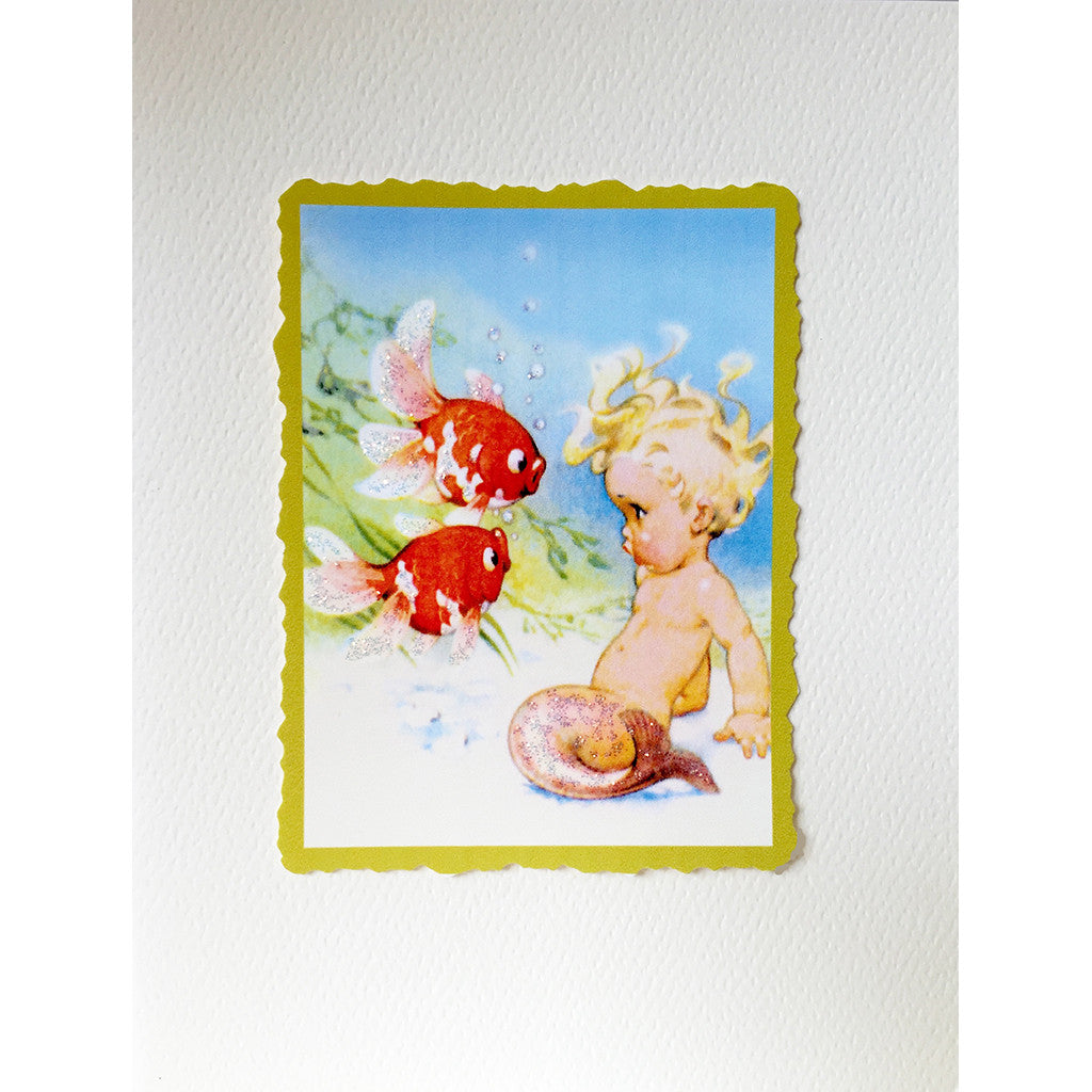 Greeting Card Merbaby - Lumia Designs