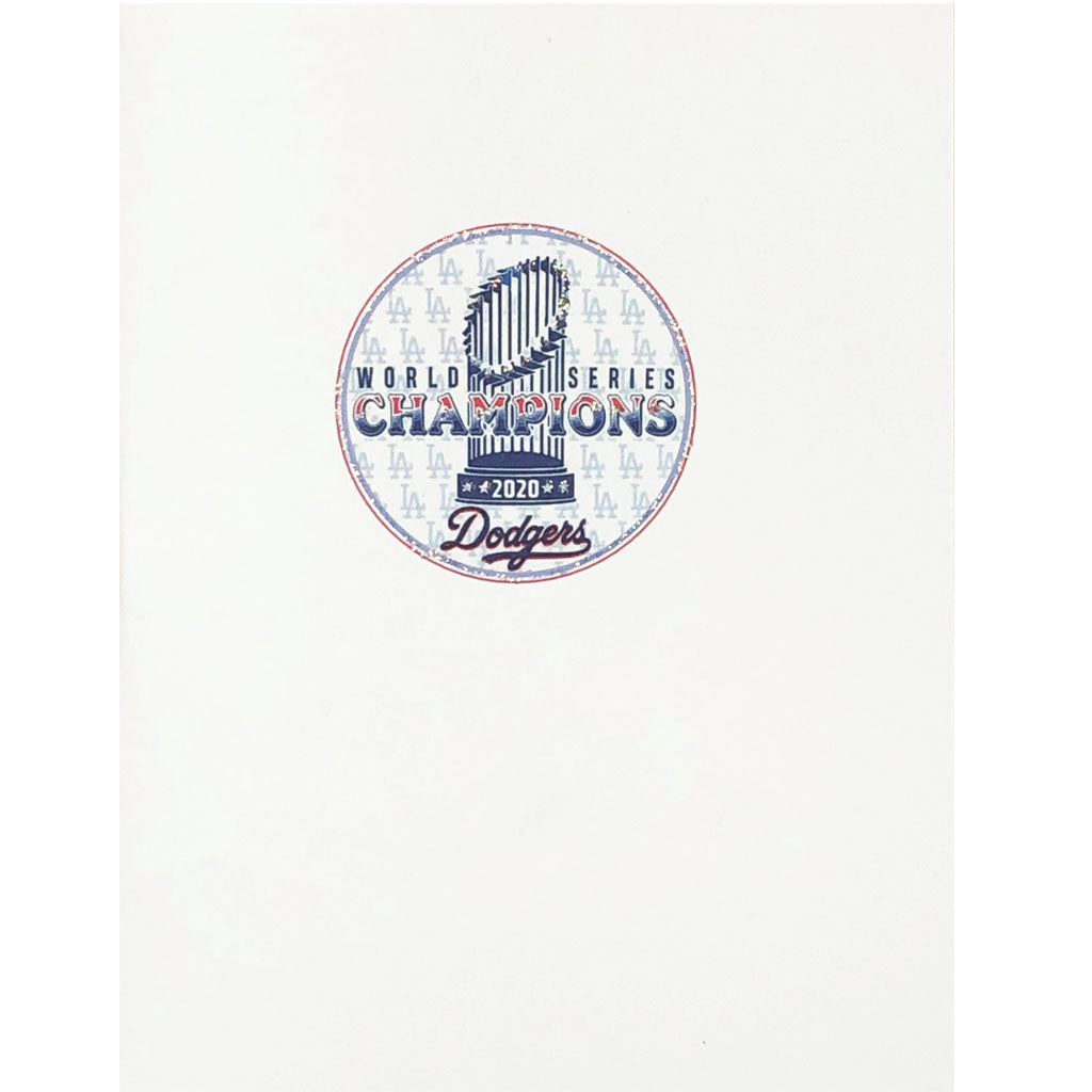 Dodgers 2020 Champion Trophy Card