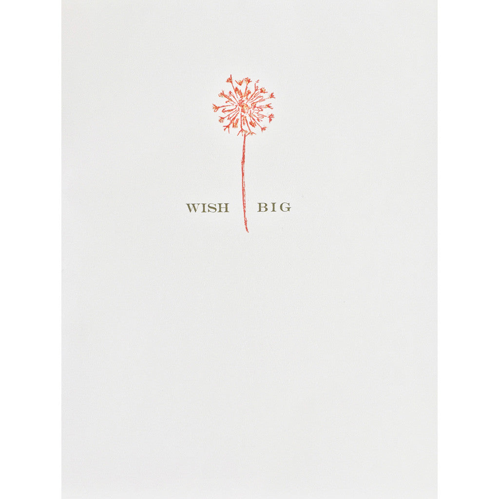 Greeting Card Wish Big - Lumia Designs