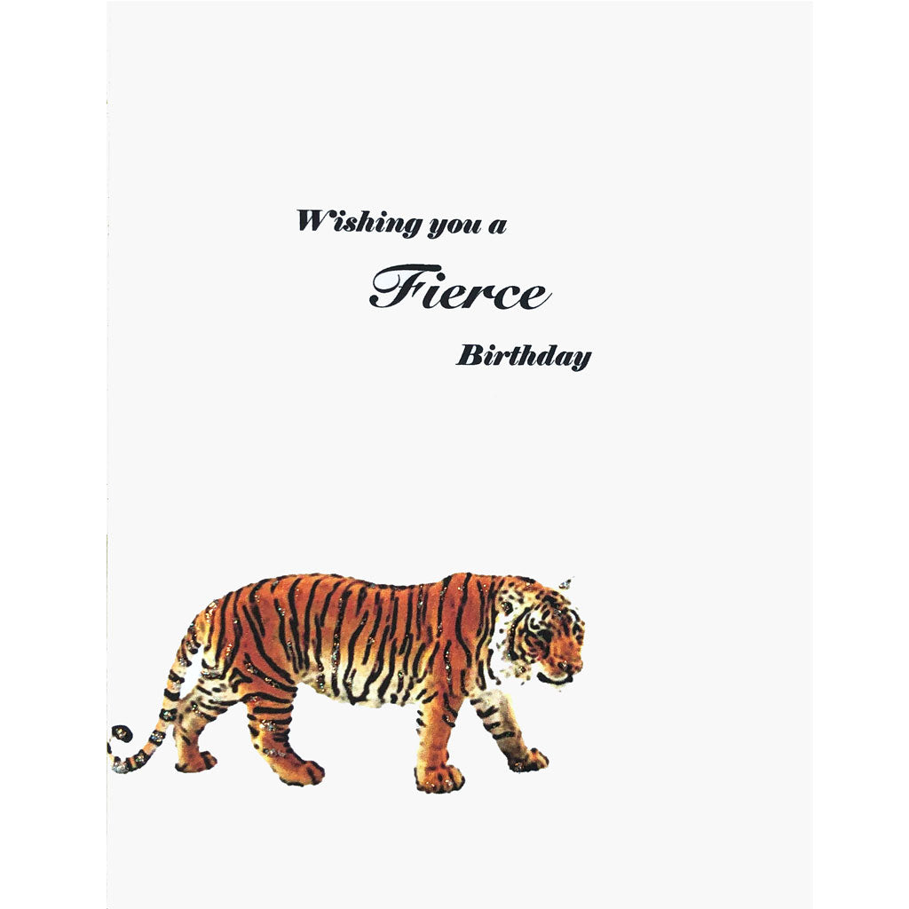 Tiger Birthday Card