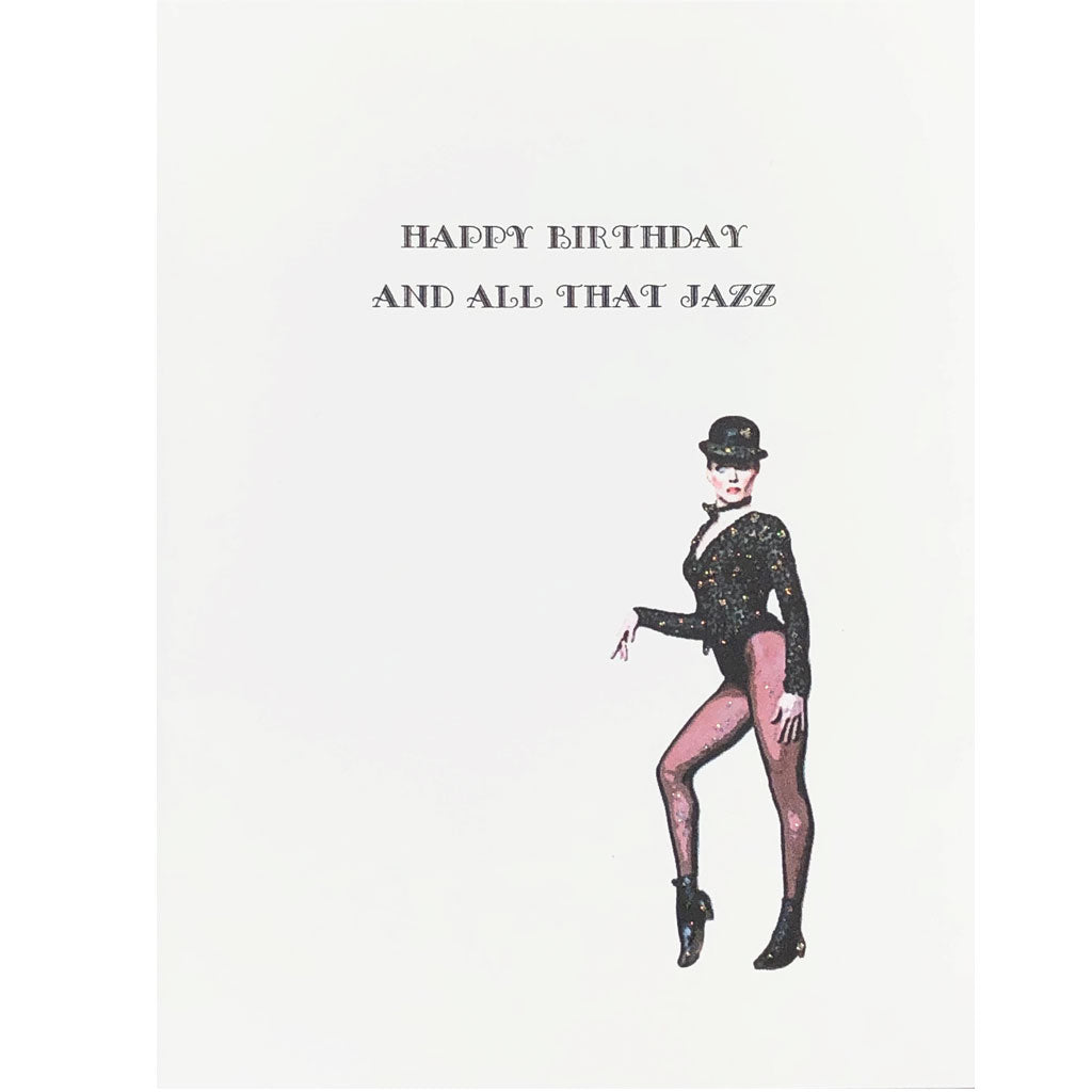 All That Jazz Birthday Card