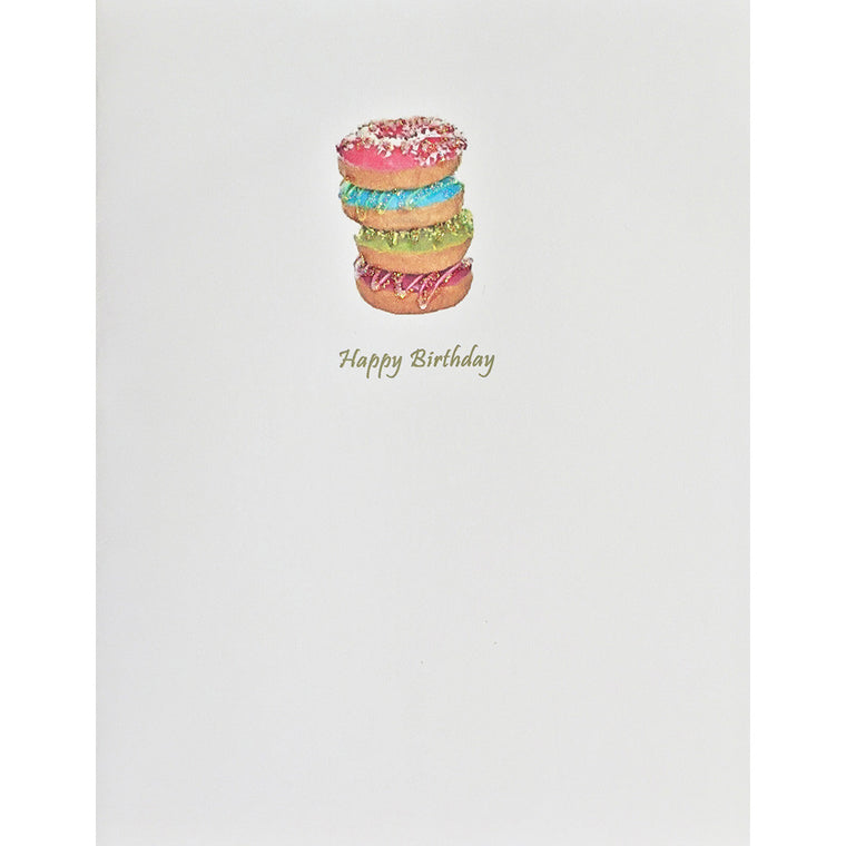 Greeting Card Stack Of Donuts - Lumia Designs