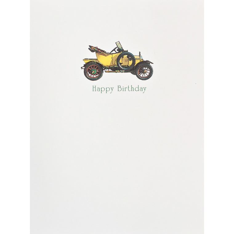 Greeting Card Vintage Car Birthday - Lumia Designs