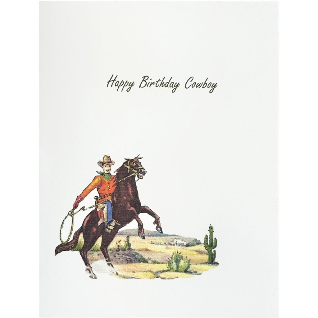 Cowboy Birthday Card