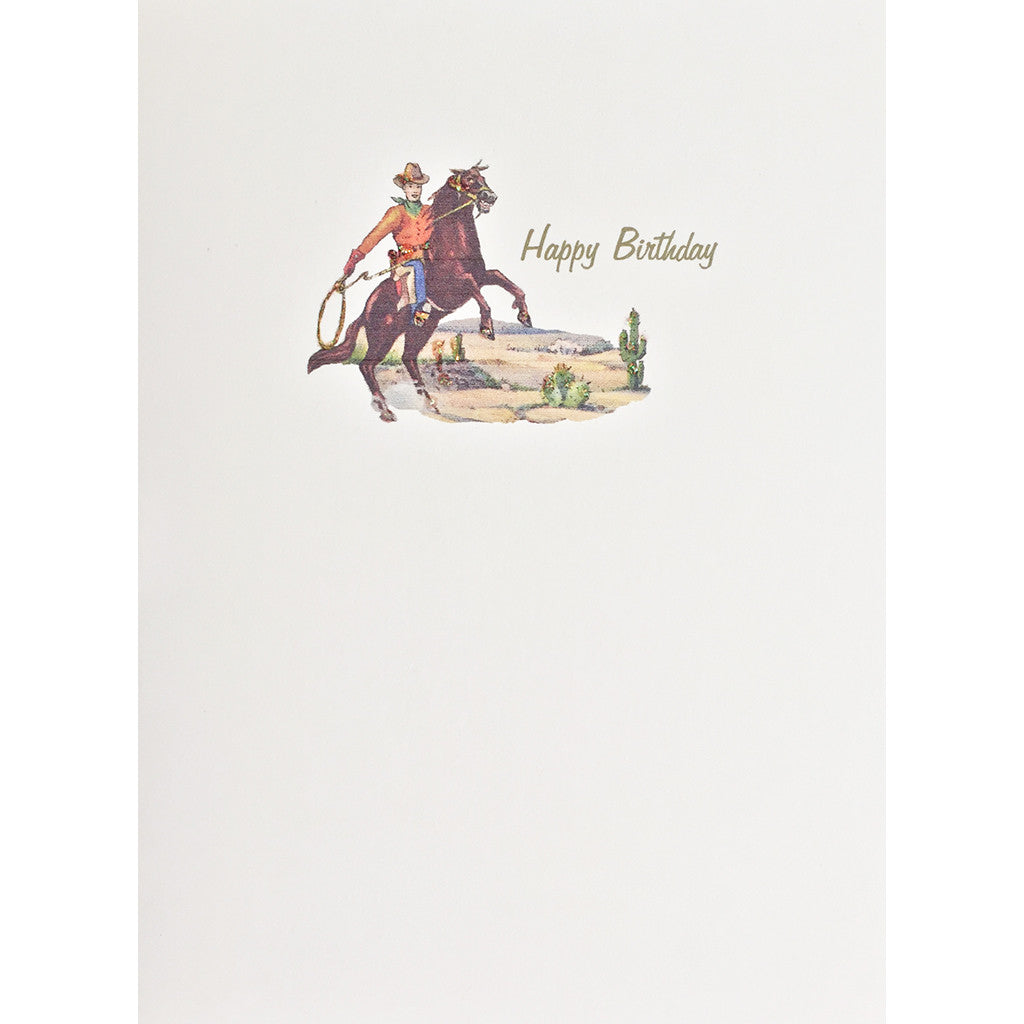Greeting Card Cowboy Birthday - Lumia Designs