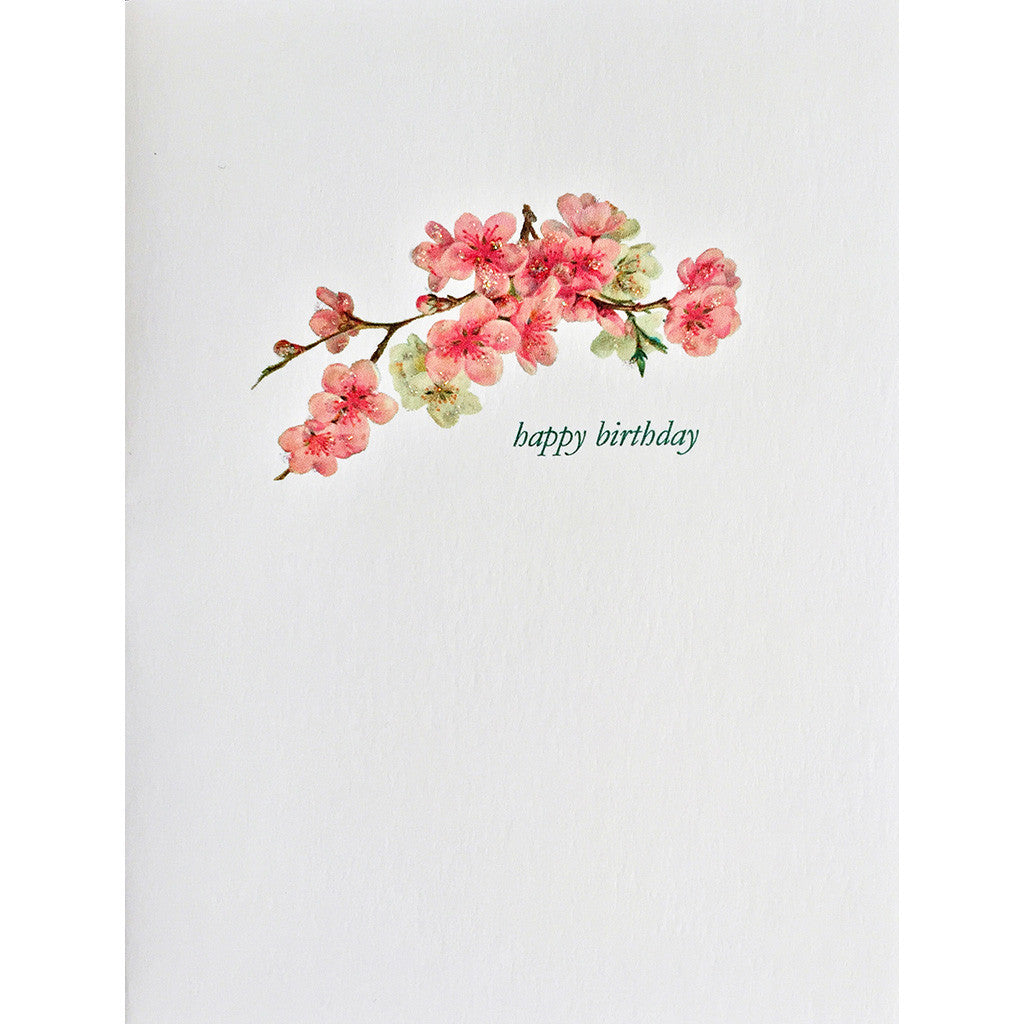 Greeting Card Cherry Blossom Birthday - Lumia Designs