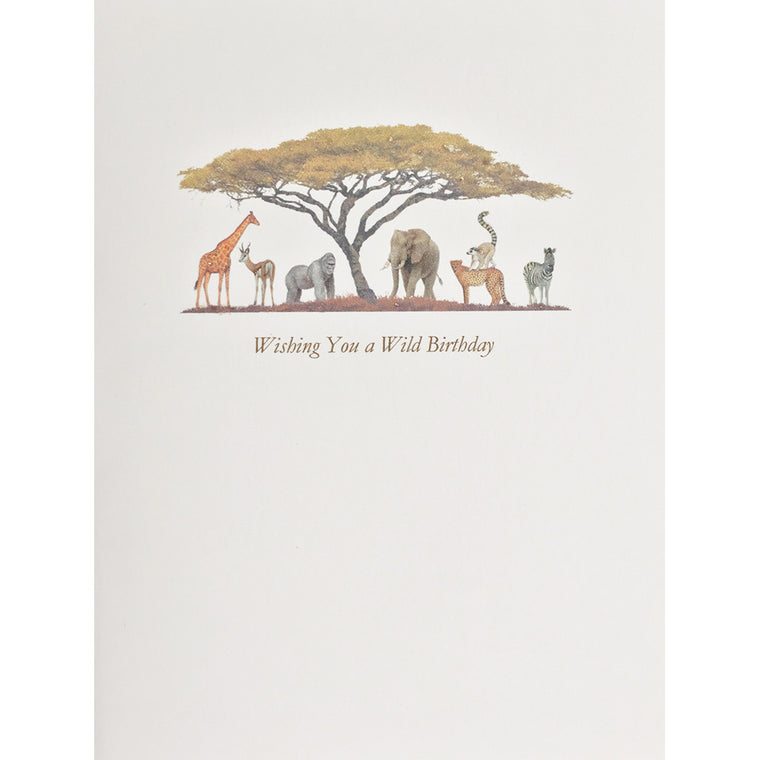 Greeting Card Wild Birthday - Lumia Designs