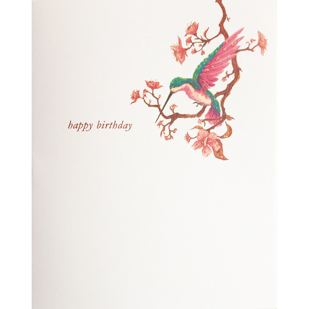 Greeting Card Hummingbird - Lumia Designs