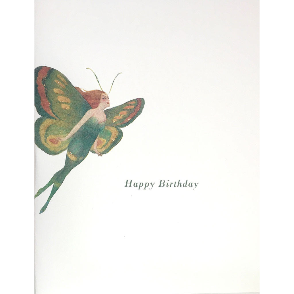 Greeting Card Butterfly Woman Birthday - Lumia Designs
