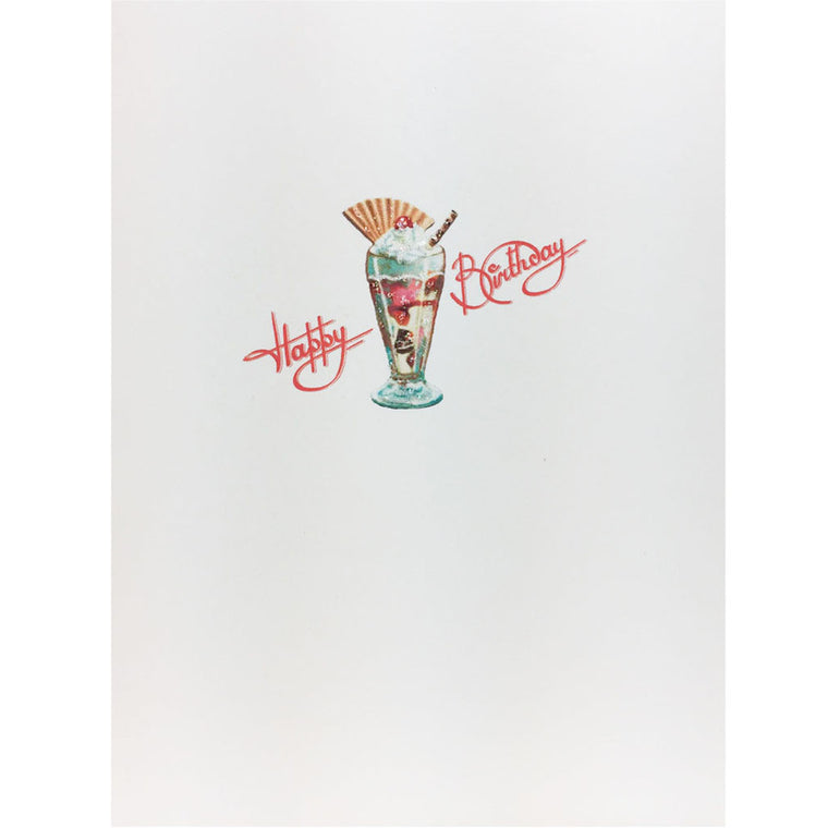 Sundae Birthday Card