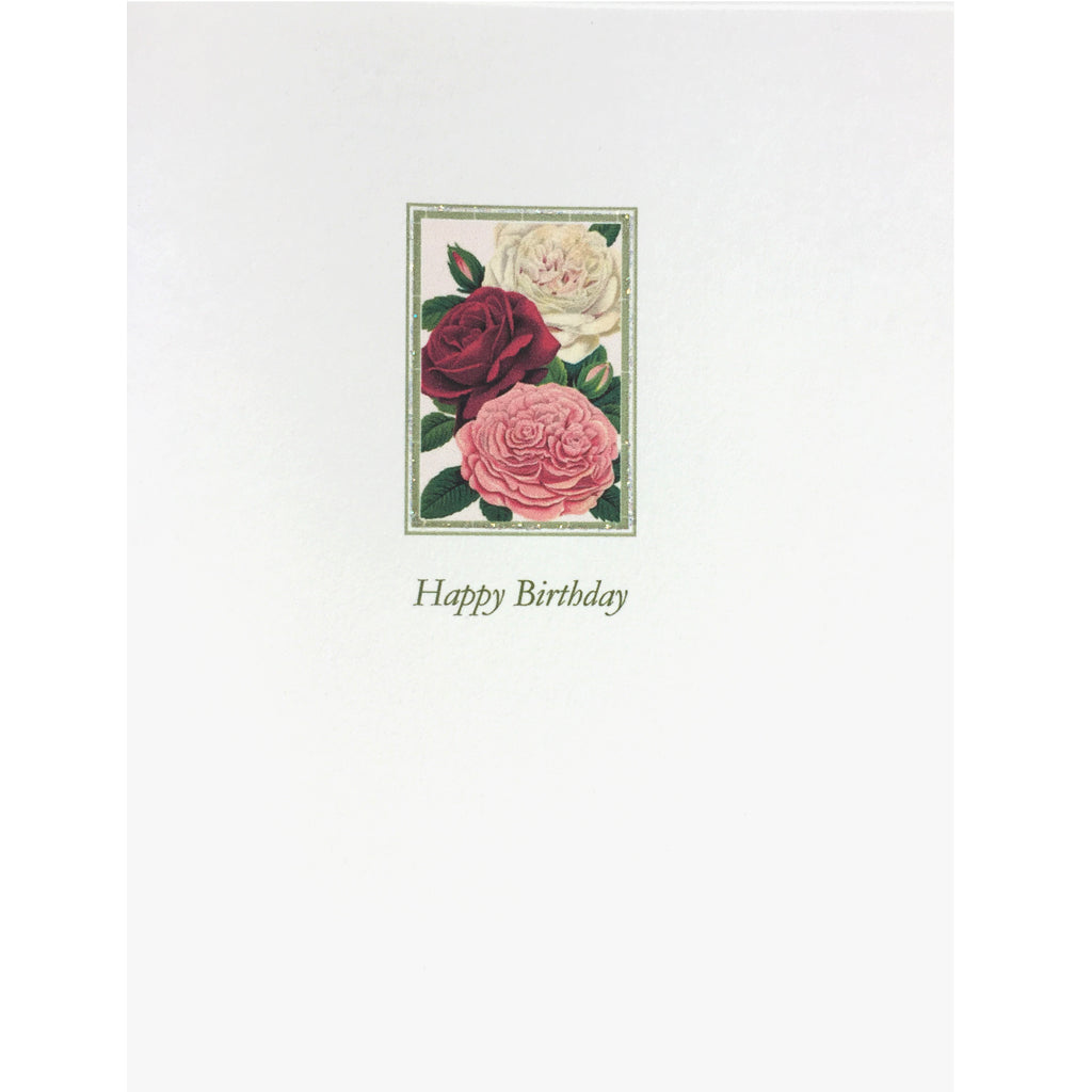 Roses Trio Birthday Card