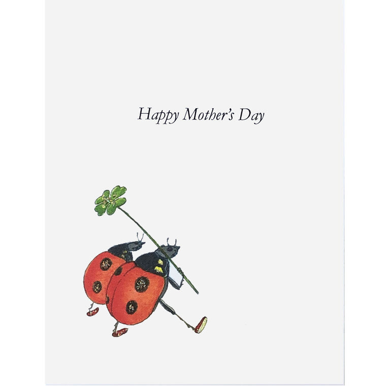 Ladybugs Mother's Day Card