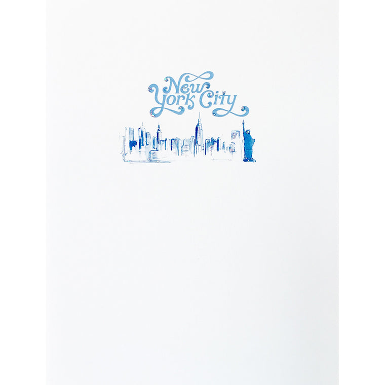 Greeting Card New York Skyline - Lumia Designs