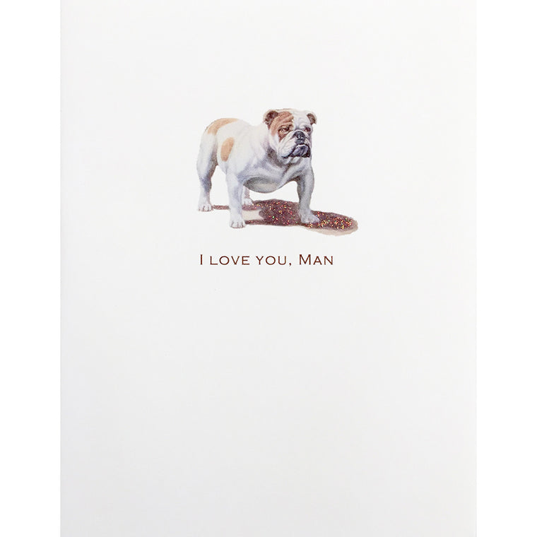 Greeting Card Love You, Man - Lumia Designs