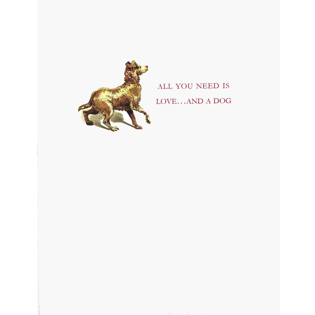 Dog greeting Card. Lumia Designs