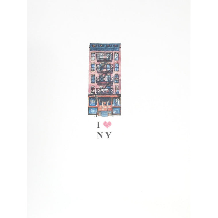 Greeting Card I Love NY - Lumia Designs